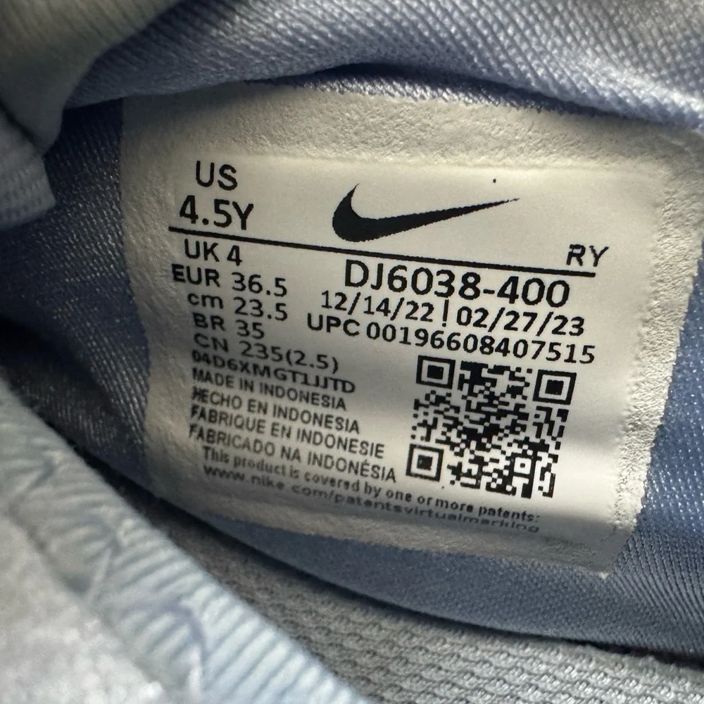 Nike (GS) Nike Flex Runner 2‎ 'Cobalt Bliss White' DJ6038-400 Kids 4.5Y